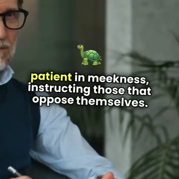 2 Timothy 2:24-25 (KJV) Patience while correcting others