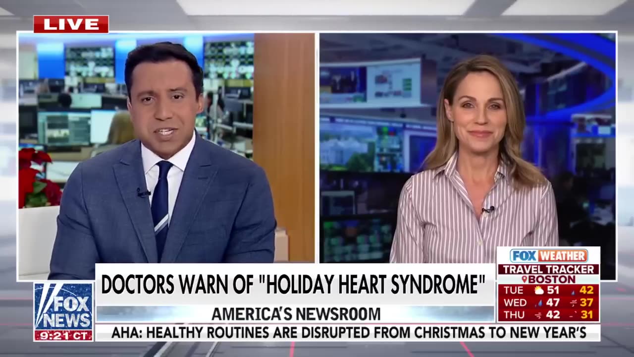 Doctors warn of 'holiday heart syndrome'