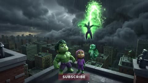 Hulk Kids & Baby Dragon vs Shadow Wolves! (Part 2) | 3D Kids Adventure