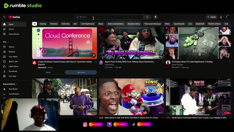 FIRST TIME STREAMING (REACTING SEND SOME VIDEOS)