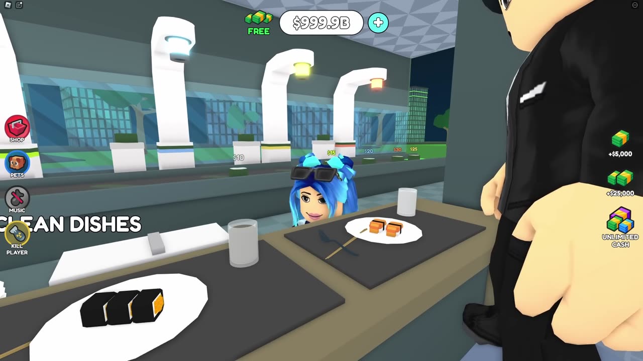 I BUILT The MOST EXPENSIVE SUSHI RESTAURANT in Roblox 😱💰