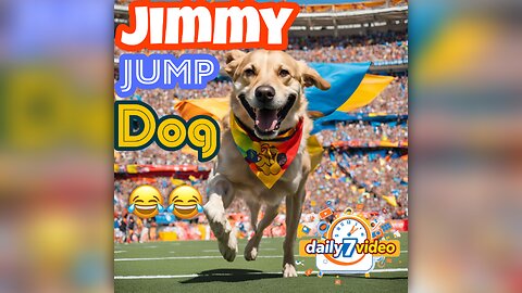 Jimmy Jump Dog at the Football Stadium