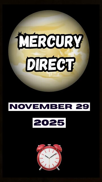 Mercury Retrograde Turns Direct