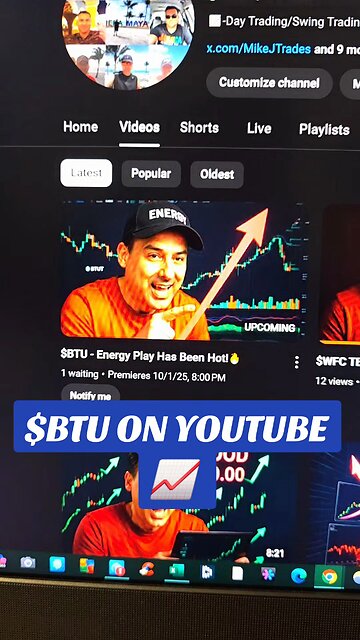 $BTU ON YOUTUBE 📈