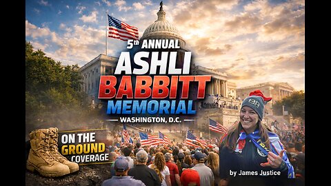Fifth annual Ashli Babbitt Memorial in Washington DC 2025 by James Justice