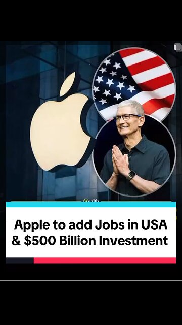 Apple invests in Jobs in USA