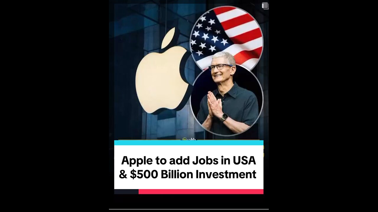 Apple invests in Jobs in USA
