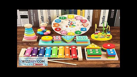 Montessori Wooden Toys for Babies 1 2 3 Years Boy Girl Gift Review