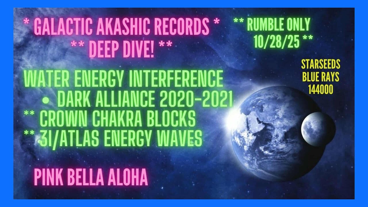 3I/ATLAS Sun Perihelion Mission Update * 2020 Water Trauma * Dark Alliance & Crown Chakras