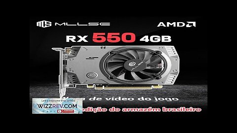 MLLSE AMD Radeon RX 550 4GB Placa De Video Graphics Card GDDR5 Review