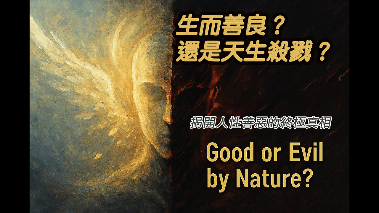 生而善良？還是天生殺戮？揭開人性善惡的終極真相｜Good or Evil by Nature? The Shocking Truth About Human Instinct