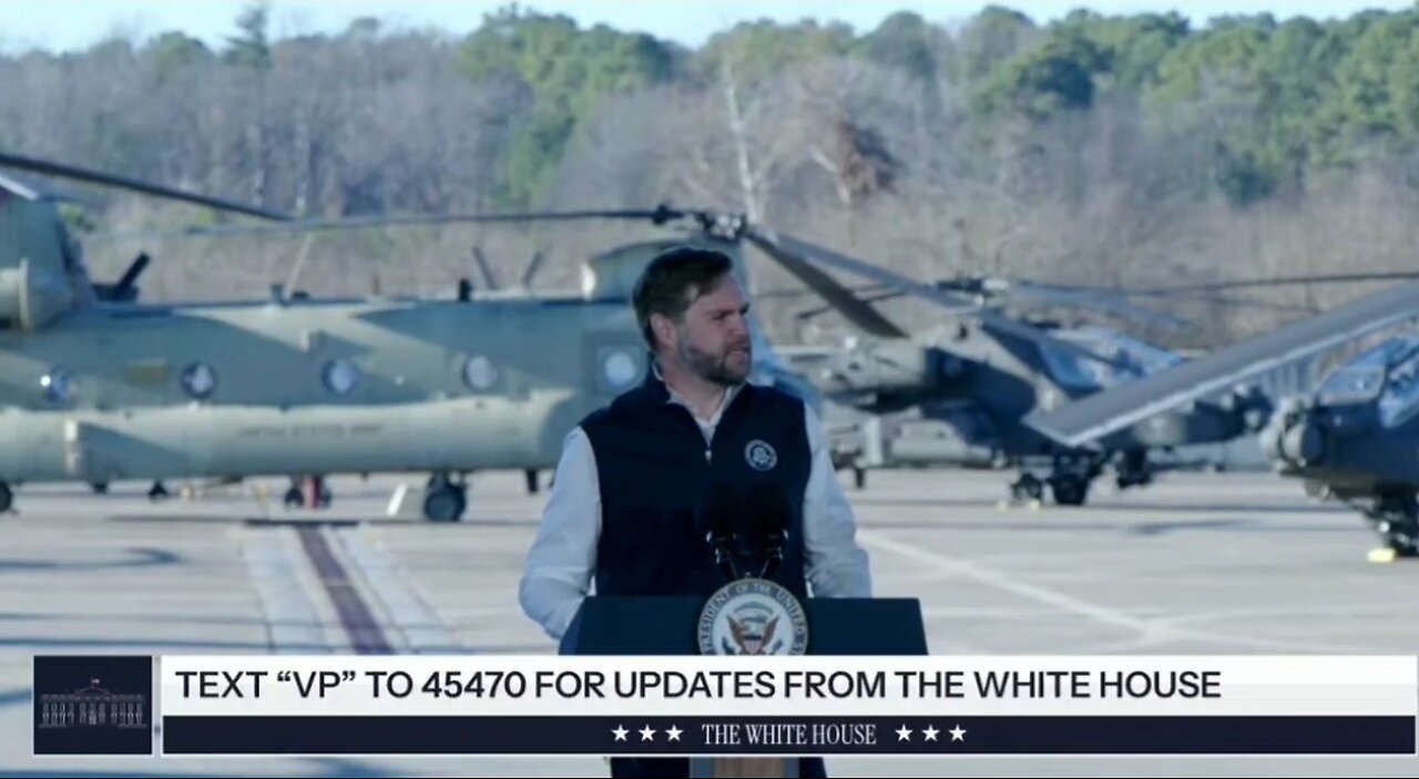 JD Vance Addresses The Shooting Outside The White House