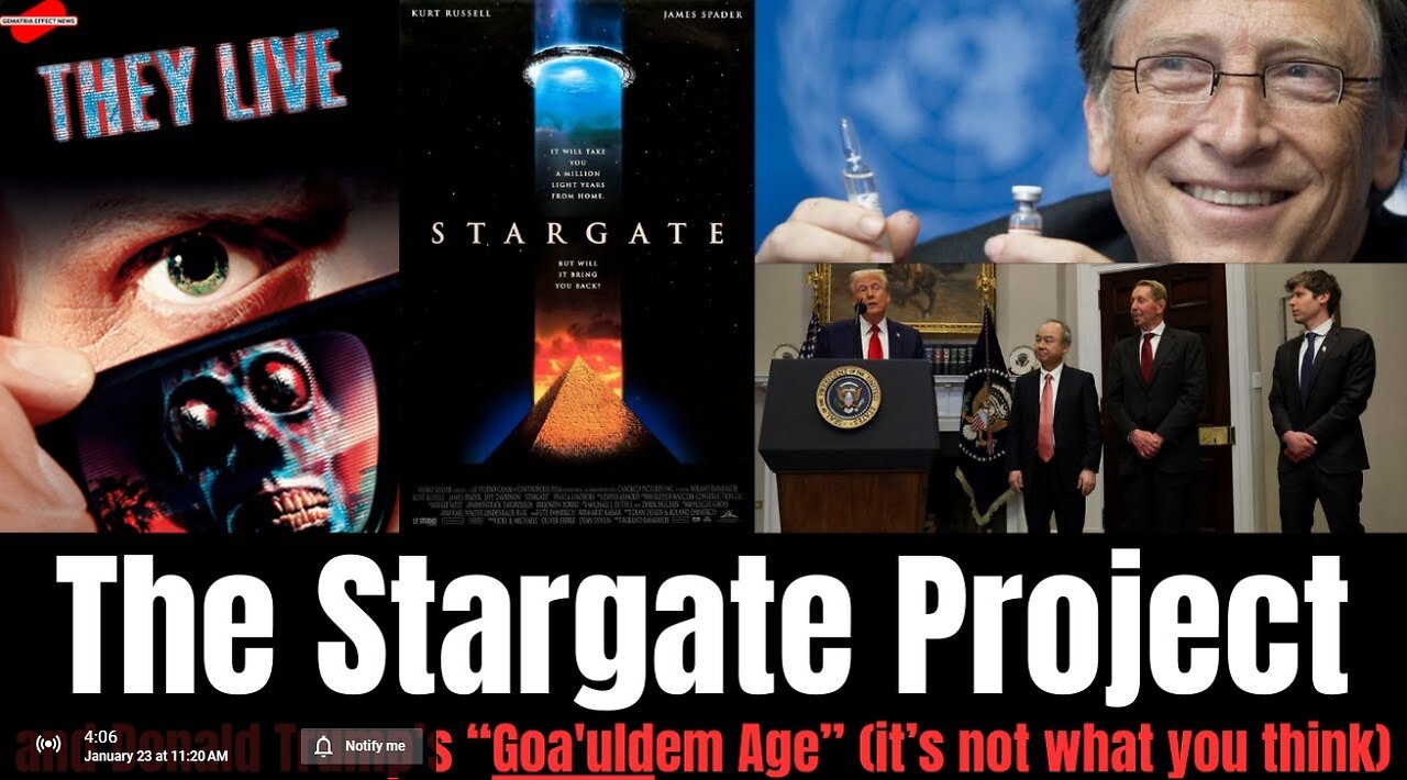 The Stargate Project, Stargate, They Live, Big Tech & UFOs & 2025 | From Sci-Fi to Our Future