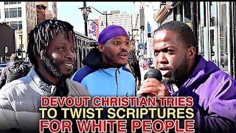 DEVOUT CHRISTIAN TRIES TO TWIST SCRIPTURES FOR WHITE PEOPLE #VIRAL #TRENDING #REACTION