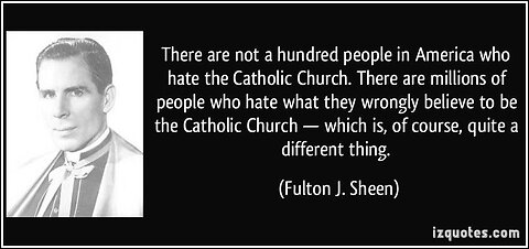 Not a fan of anti-Catholics like Hillary Clinton or Michelle Obama