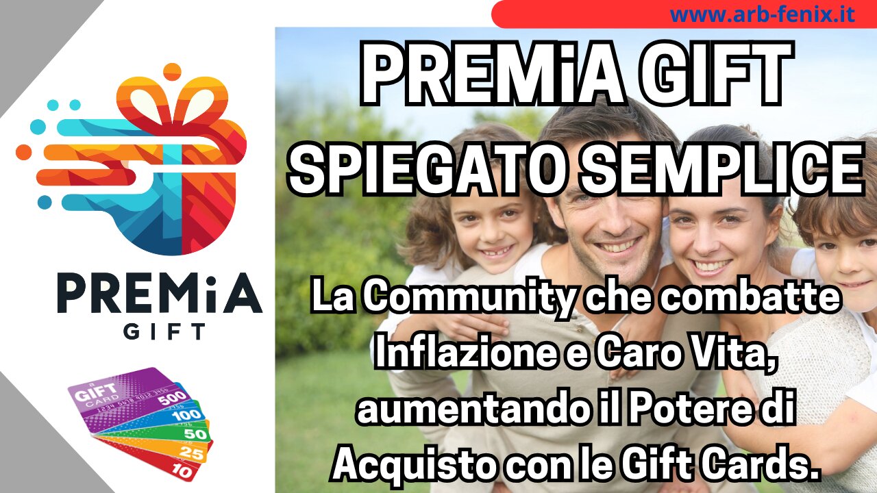 PREMiA GIFT Spiegato Semplice. Come Combattere il Caro Vita, + Potere di Acquisto con le Gift Cards.