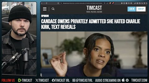 Candace Owens Privately ADMITTED She HATED Charlie Kirk Texts Reveal | Tim Pool