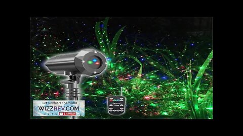 Laser Christmas Projector Lights Outdoor Motion Firefly Red Green Blue with Remote Review