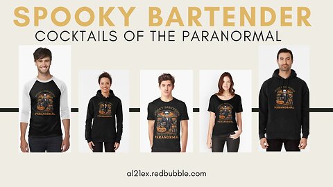 Halloween Spooky Bartender Tshirt and Gifts