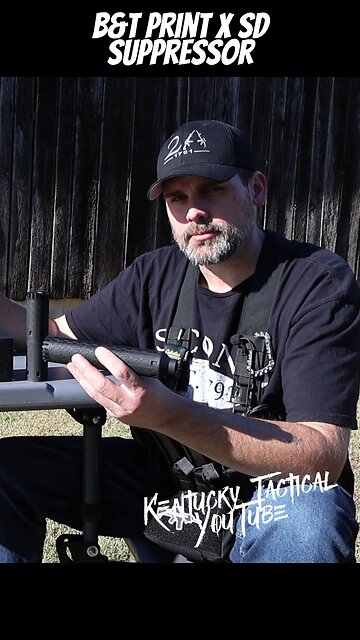 B&T Print X SD Suppressor