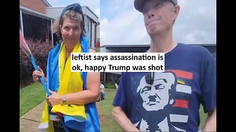 Leftist say assassination is ok, still happy Trump was shot