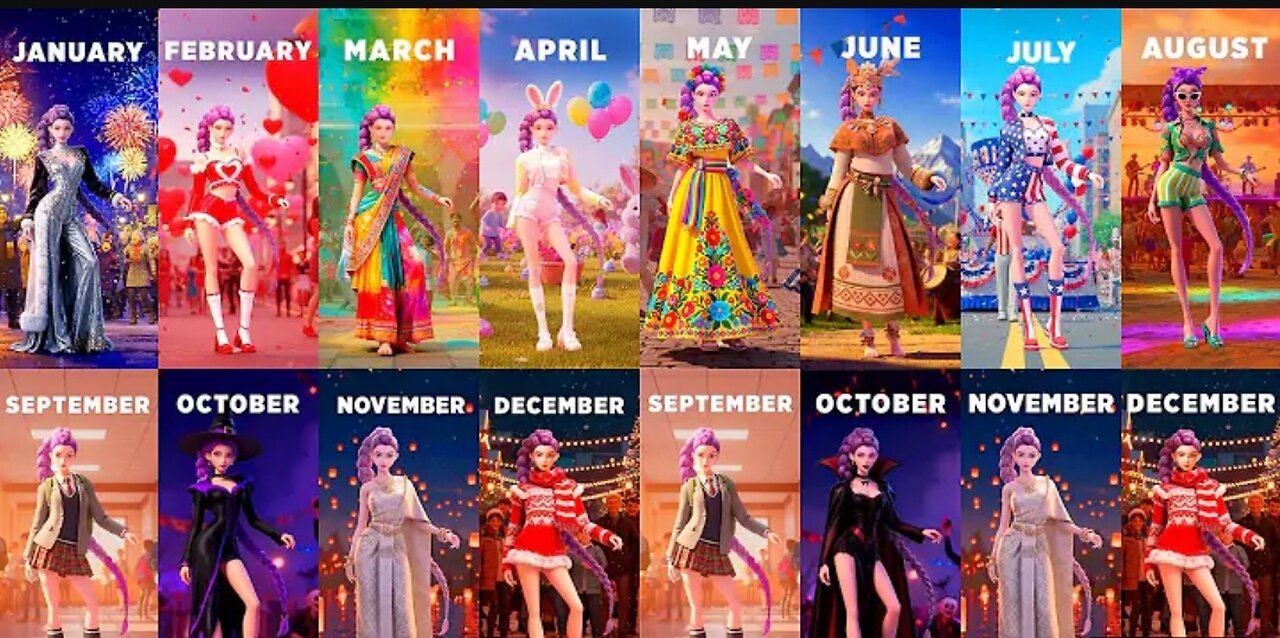 golden in different months