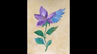 In the Studio: Bird Flower