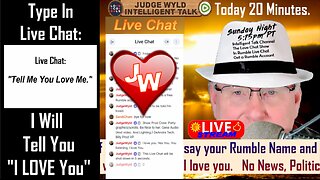 Live Stream LOVE CHAT 03 02 2025 Free: You Ask Me To Say I Love You-I Tell You I Love You-That's It!