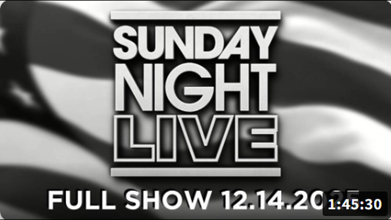 Sunday Night Live! Radical Islamic Terror Attacks Unfold Across West, PLUS The Battle to Preserve Minnesota from Commie Takeover! - SNL FULL SHOW - 12.14.2025