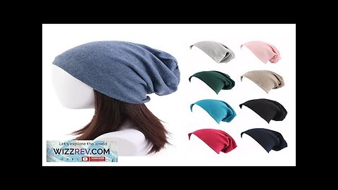 Wave Cap Wool Unisex Beanie Hat Plain Jersey Slouchy Oversize Skull Cap Review