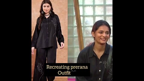 Recreating prerana kambam outfit