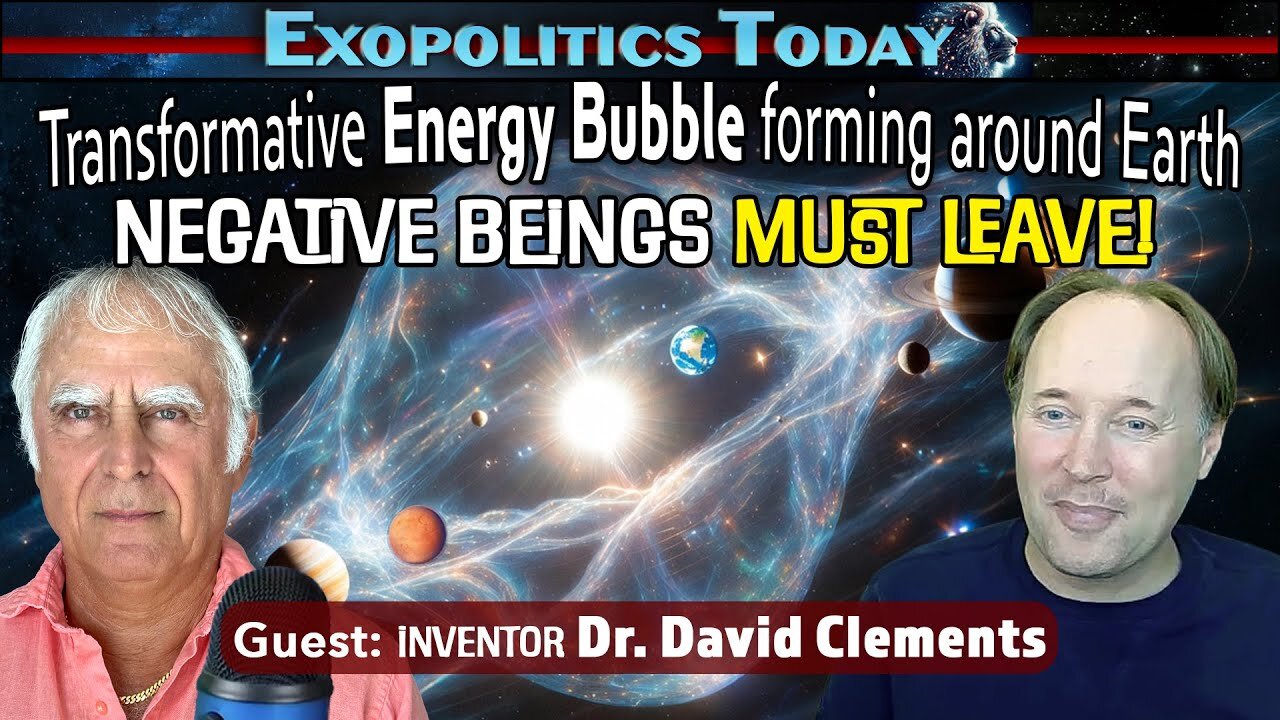 Negative Polarity Entities Forced out of Solar System by Powerful Energy Bubble