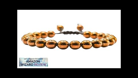 Copper Hematite Bracelet for Women Men's Gifts Protection Healing Crystal Bracelet Review