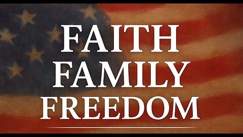 Faith Family & Freedom: Taking Back the Temple Part 2