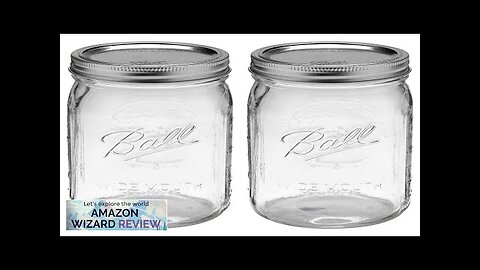 Ball Wide Mouth 32-Ounces Quart Mason Jars with Lids and Bands Set Review