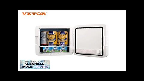 VEVOR 10L Car Refrigerator Mini Portable Skincare Fridge Cooling Freezer Food Drink Review