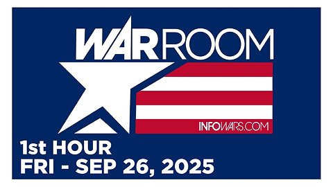 WAR ROOM [1 of 3] Friday 9/26/25 • COMEY INDICTMENT LONG TIME COMING, News, Reports & Analysis 