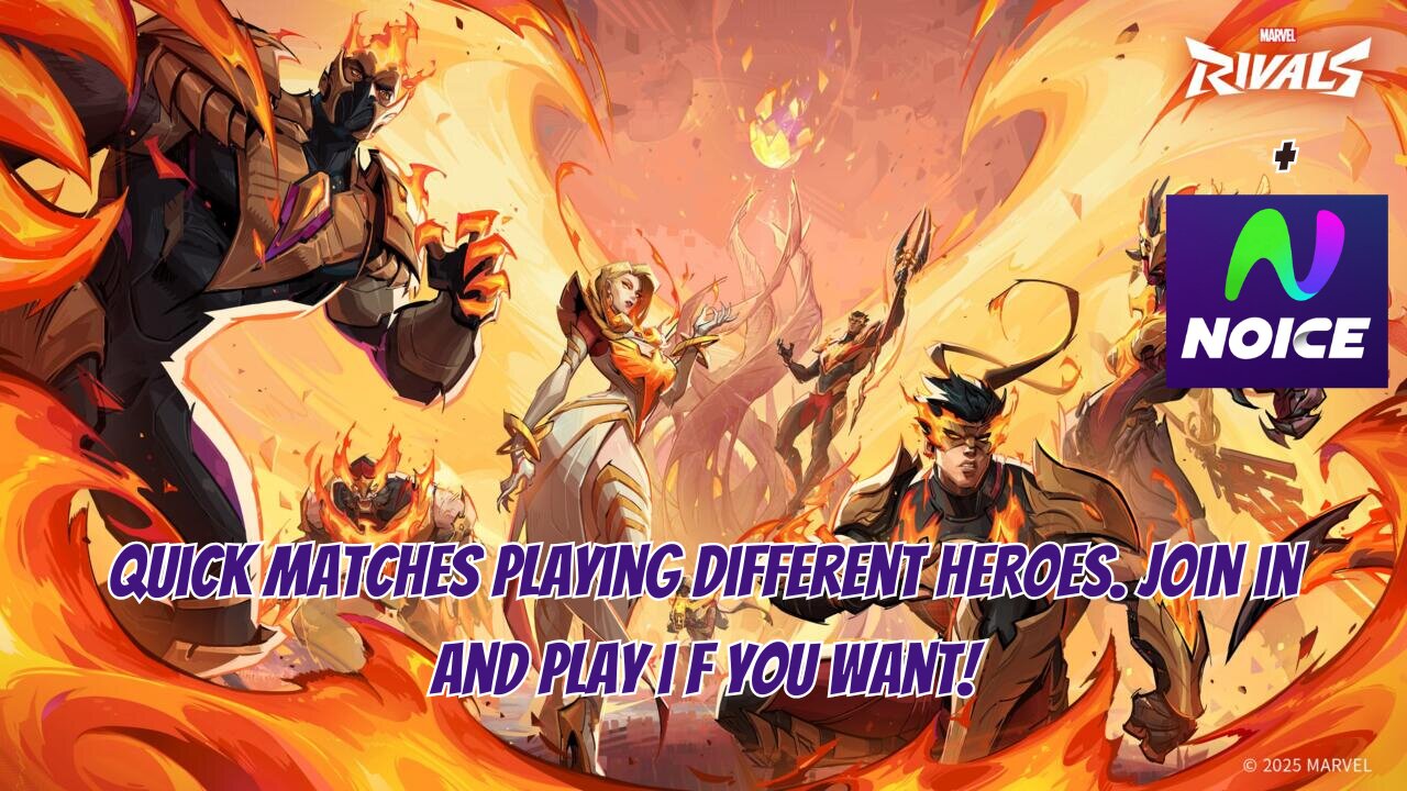 Quick matches and different heroes. Join us for a few games!🕹️