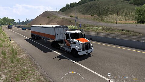 ATS, Uphill 7% grade, Western Star 49x, 42 t, automatic transmission