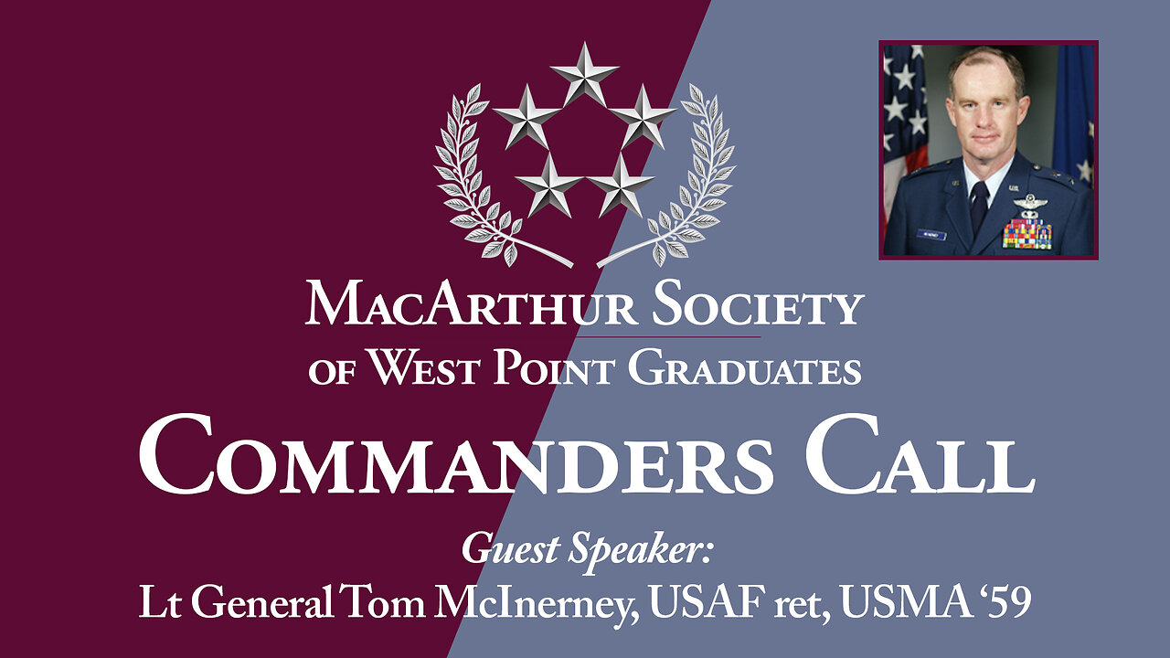Commanders Call with Lt. Gen. Tom McInerney, USMA'59