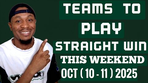 5 Teams To Play Straight Win This Weekend | SAFE FOOTBALL PREDICTIONS | BETTING TIPS #bettingtips