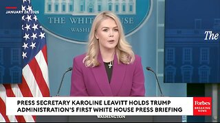 BREAKING: Karoline Leavitt Holds Trump Administration's First White House Press Briefing