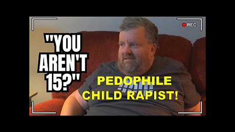 51 Y/O Pedophile Child Rapist Faggot Predator Comes Over Thinking I'm 15 Y/O!