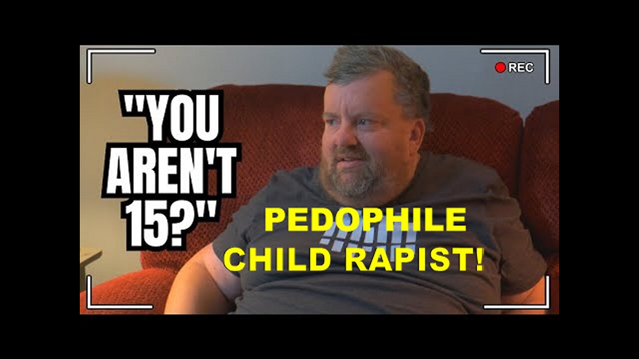 51 Y/O Pedophile Child Rapist Faggot Predator Comes Over Thinking I'm 15 Y/O!