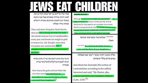 Jews Eat Children