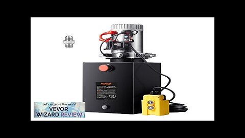 VEVOR Hydraulic Pump 20 Quart Hydraulic Power Unit Single Acting Dump Trailer Review