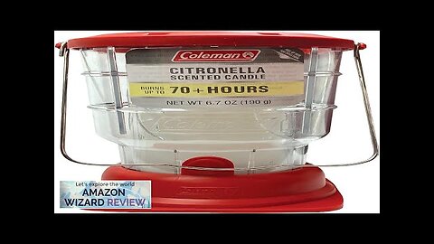 Coleman 70+ Hour Outdoor Candle Lantern Classic Design Easy Carry Review