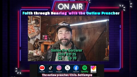 Simon the Sorcerer Acts 8:9-25 S2 Ep 20 #theoutlawpreacher