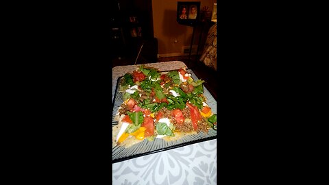 Eating Nachos Prepared By Wife, Dbn, MI, 11/26/25