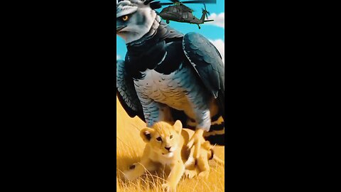 ‎Alligator Attacks Lion Cub in Wild Battle for Survival 🐊🦁